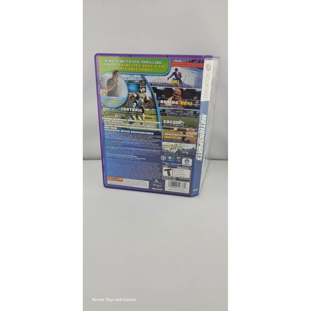 MotionSports Play For Real (Microsoft Xbox 360 2010) CIB Complete Tested Working